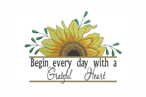 Begin Every Day with a Grateful Heart Design Review