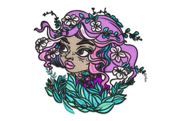 Bohemian Girl with Flowers: Holiday Design Review
