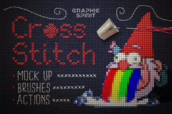 Cross Stitch Photoshop Action: A Designer’s Review