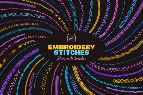 Embroidery Stitches Procreate Brushes Review