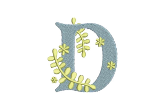 Floral Alphabet D: A Designer’s Stitch-Out Review