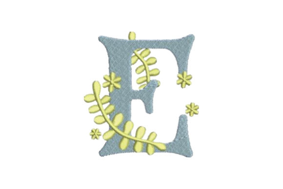 Floral Alphabet E: Elegant Wedding Monogram Review