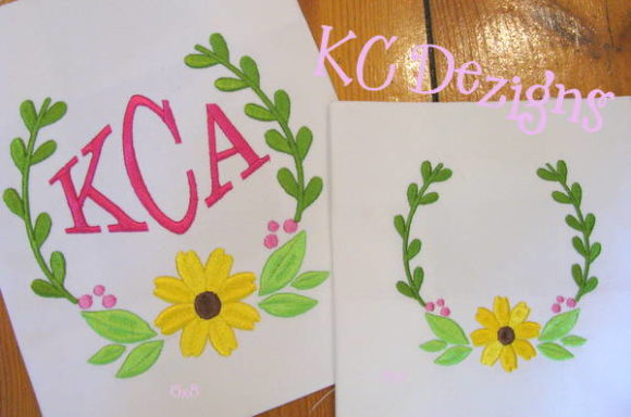 Flower Monogram Frame: A Seasonal Embroidery Review
