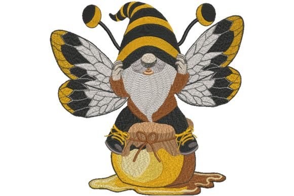Honey Bee Gnome: A Festive Embroidery Review