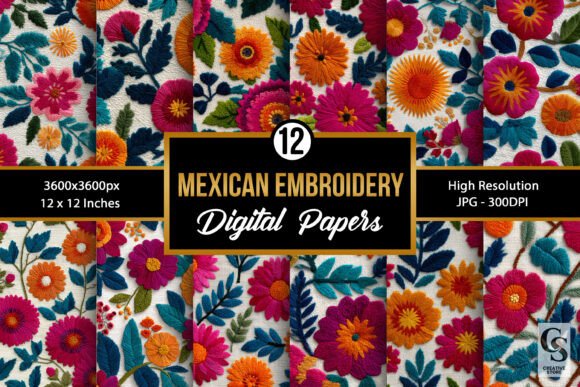 Mexican Flowers Embroidery Patterns: An Etsy Seller Review