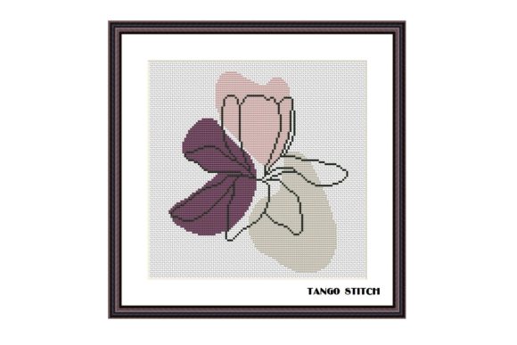 Pastel Flower Abstract Cross Stitch Review