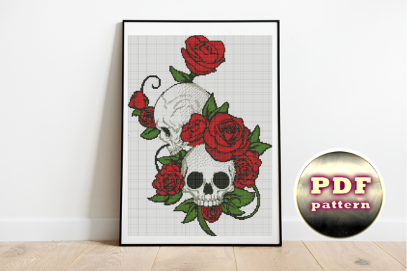 Skull and Roses Cross Stitch Pattern Review