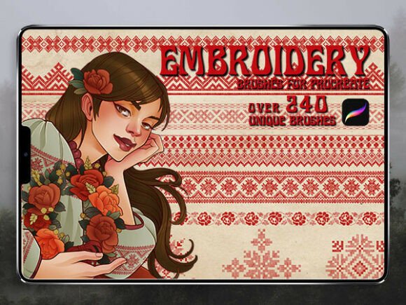 Slavic Embroidery Brush Stamps Review