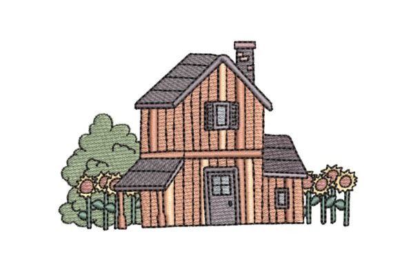 Wooden Farmhouse: An Embroidery Design Review